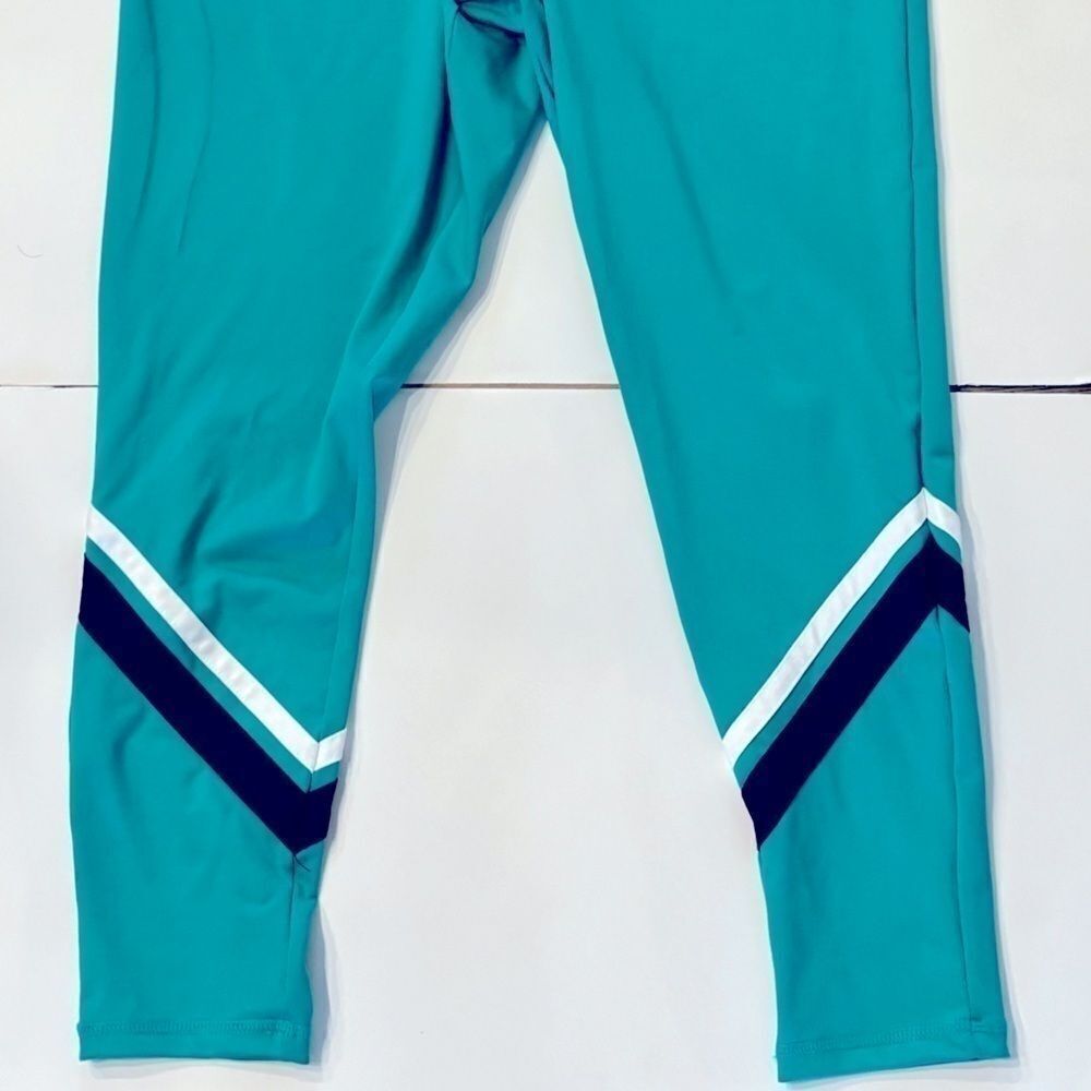 ID IDEOLOGY Women's Compression Colorblocked Side Pocket 7/8 Leggings, Reg 1x - Picture 9 of 11
